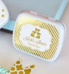 Personalized Metallic Foil Mint Tins - Baby
