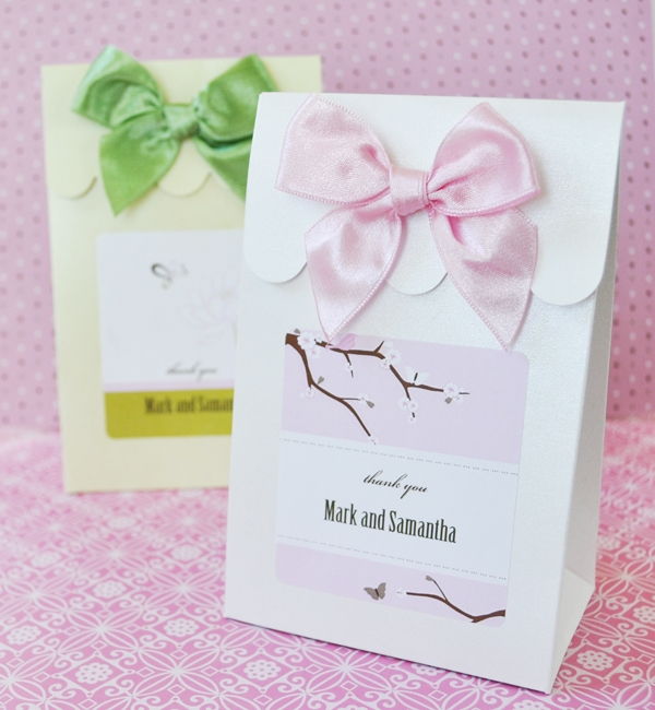 Personalized Themed Wedding Bridal Shower Candy Buffet Favor Bag Box ...