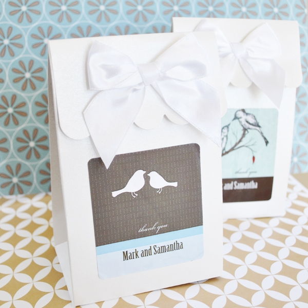 Personalized Themed Wedding Bridal Shower Candy Buffet Favor Bag Box ...
