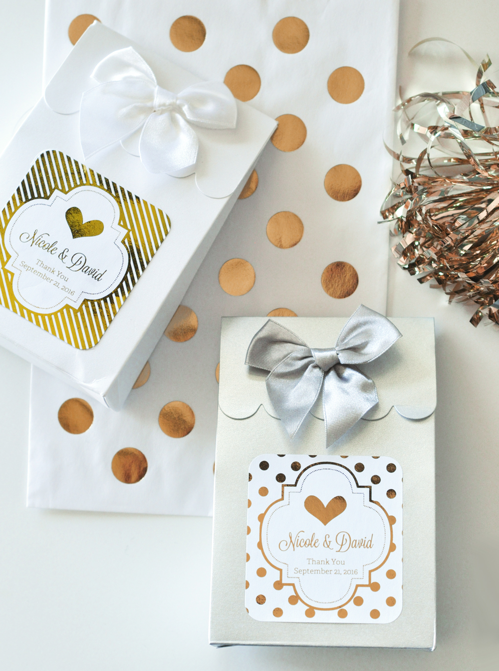 Wholesale Wedding Favors, Party Favors, by Event Blossom Sweet Shoppe Candy Boxes Metallic