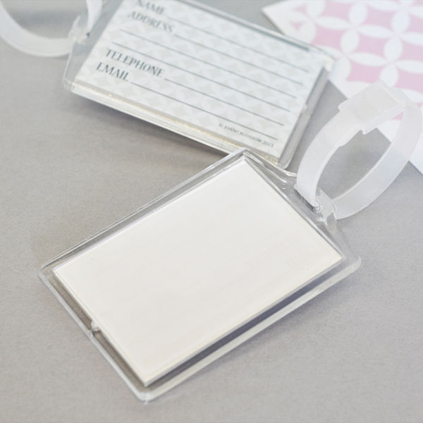 Wholesale Wedding Favors, Party Favors, by Event Blossom DIY Blank Acrylic Luggage Tags