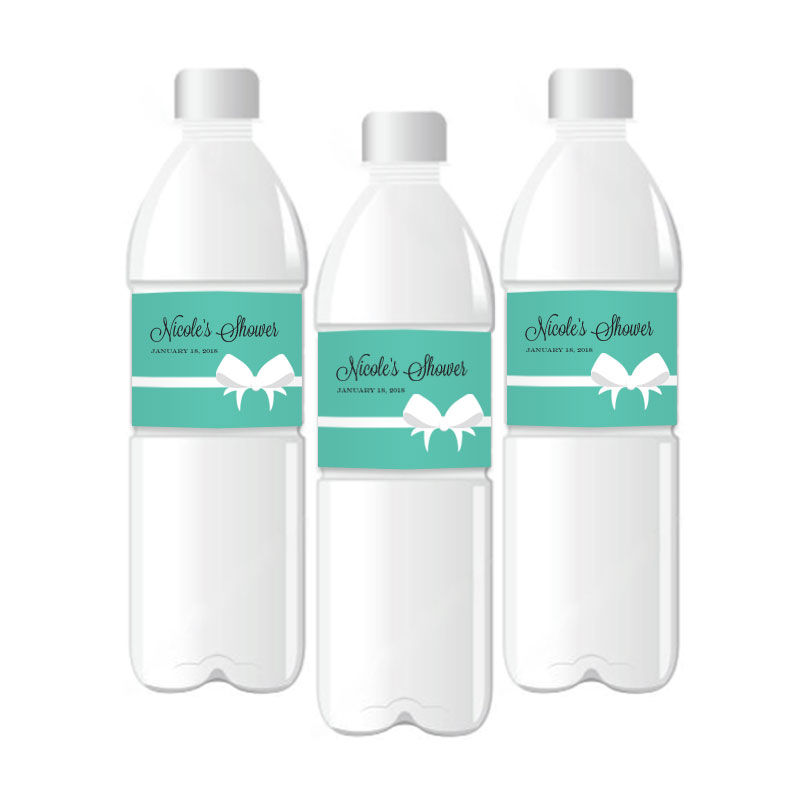 water bottles labels for wedding