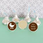 Personalized MOD Baby Silhouette Hershey's&reg; Kisses Labels Trio (set of 108)