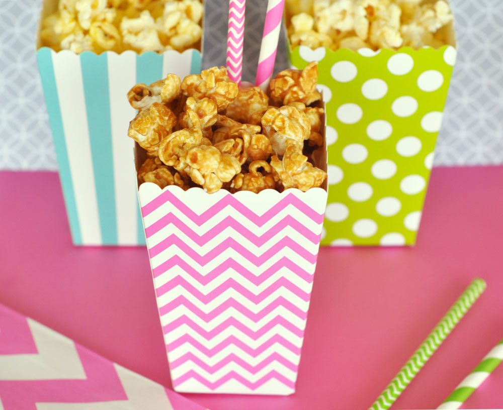24 DIY Popcorn Treat Movie Night Party Favor Boxes eBay