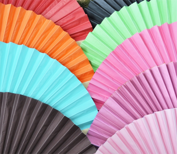 colored paper fan 2 The Blossomer