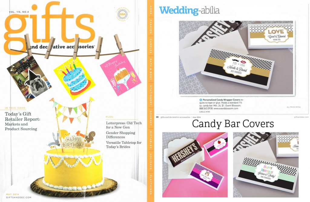 Candy Bar Wrapper Covers Feature in Gifts & Decorative Accessories