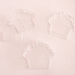 Blank Cupcake Acrylic Favor Boxes