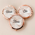 Tie Dye Print Mirror Compacts