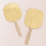 Blank Gold Paddle Fans