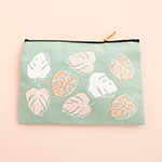 Palm Print Cosmetic Bag