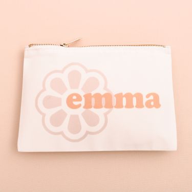 Flower Girl Makeup Bag