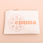 Flower Girl Makeup Bag