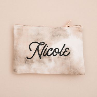 Tie Dye Print Makeup Bag