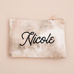 Tie Dye Print Makeup Bag
