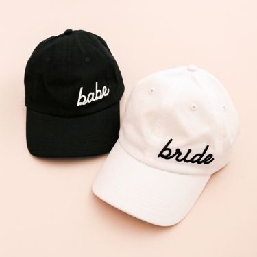 Bride & Babe Baseball Caps