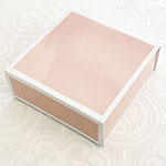 Blank Pink Square Gift Boxes