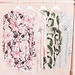 Monogram Pattern Sleep Shirt