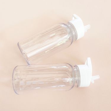 Blank 18 oz Clear Sports Bottles