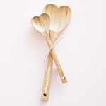 Personalized Wooden Heart Spoons (set of 2)