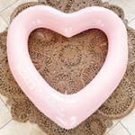 Heart Shaped Pool Floatie