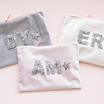 Monogram Velvet Makeup Bag