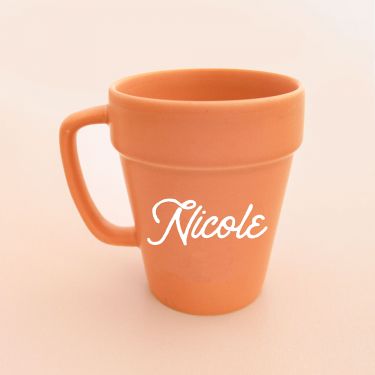Personalized Planter Mug