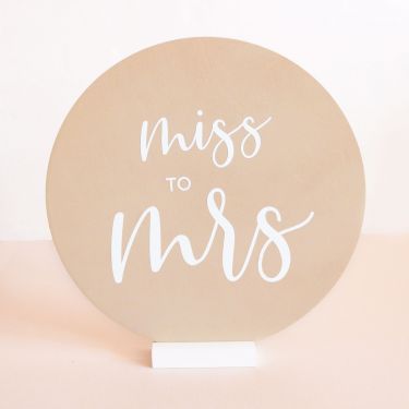 Bridal Wood Sign