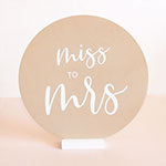Bridal Wood Sign
