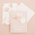 Floral Bridesmaid Proposal Cards