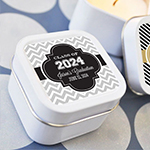 Graduation Square Candle Tins