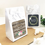 Personalized Floral Garden Sweet Shoppe Candy Boxes (set of 12)