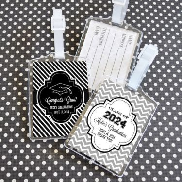 Personalized Graduation Acrylic Luggage Tags