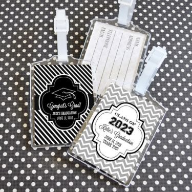 Personalized Graduation Acrylic Luggage Tags