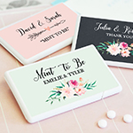 Personalized Floral Garden Mini Mint Favors