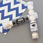 Personalized Graduation Candy Tubes