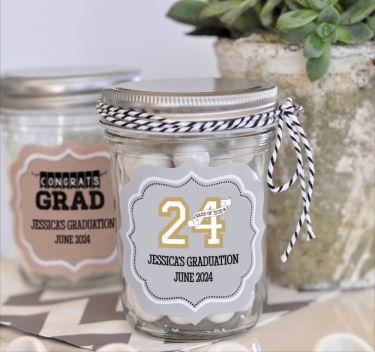 Personalized Graduation Mini Mason Jars