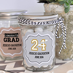 Personalized Graduation Mini Mason Jars