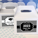 Personalized Graduation Mini Gable Boxes (set of 12)