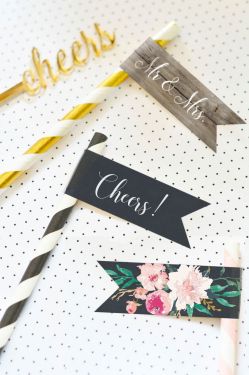 Personalized Floral Garden Flag Labels