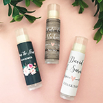 Personalized Floral Garden Lip Balm Tubes