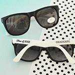 White Graduation Sunglasses (set of 6)