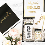 Black & White Graduation Gift Boxes
