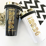 Graduation Travel Mug - Gold Lid