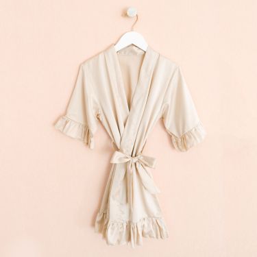 Girls Ruffled Robe