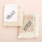 Personalized Fringe Baby Blanket