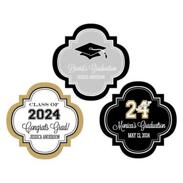 Personalized Graduation 1.5" Mini Favor Labels