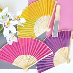 Colored Silk Fans