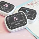 Chalkboard Baby Shower Personalized Mint Tins