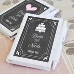 Chalkboard Wedding Personalized Notebook Favors