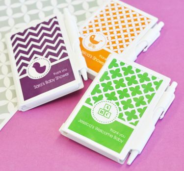 MOD Pattern Baby Notebook Favors